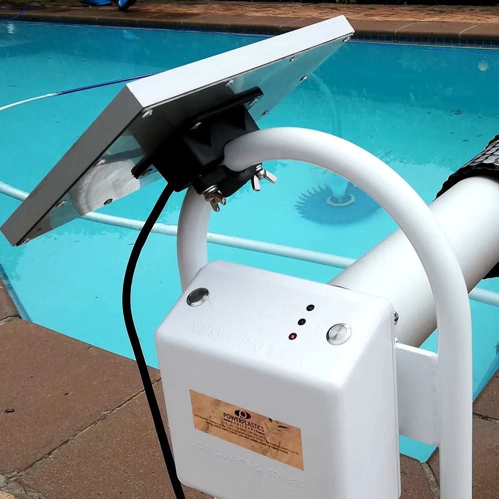 GeoRoller Semi automated pool cover rollup station